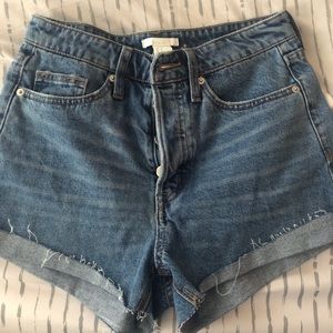 H&M high waisted shorts size 4